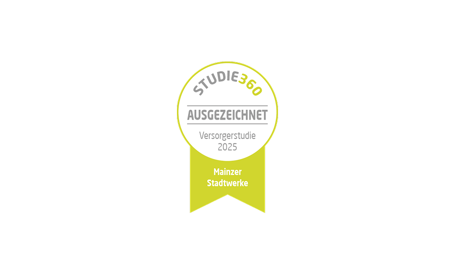 Siegel Studie360 Die Mainzer Stadtwerke Vertrieb und Service GmbH wurde vom unabhängigen Verbraucherportal Studie360 ausgezeichnet.